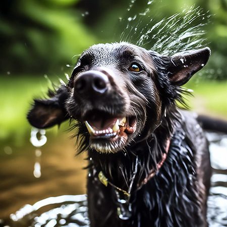 Dog's Skin Moisturized